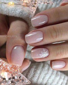 Stars Nails, Christmas Nail Colors, Snow Nails, Snowflake Nail Art, Winter Nails Acrylic, Christmas Gel Nails, Nail Design Inspiration, Pink Nail Art, Christmas Nail Art Designs