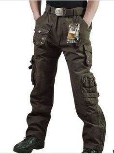 Cool Cargo Pants, Army Cargo Pants, Pants Ideas, Combat Clothes, Cargo Pants For Men, Army Pants