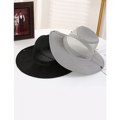 Season:Spring   Fall,Summer; Gender:Men's; Quantity:1pcs; Style:Stylish,Casual; Hats Category:Bucket Hat,Sun Hat,Fishing Hat,Boonie hat,Hiking Hat; Occasion:Outdoor clothing,Going out,Daily,Holiday; Material:Cotton; Function:Sunscreen,UV Sun Protection; Pattern:Plain; Design:Mesh,Wide Brim; Front page:FF; Listing Date:04/12/2023 Breathable Bucket Hat For Summer, Breathable Summer Bucket Hat, Summer Breathable Bucket Hat, Lightweight Breathable Summer Hat, Casual Lightweight Fishing Hat, Casual Lightweight Bucket Hat For Fishing, Black Breathable Bucket Hat For Outdoor Activities, Casual Summer Fishing Hat, Lightweight Casual Bucket Hat For Fishing