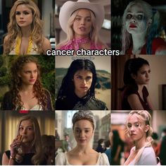 many different pictures of the same character in movies, including one with long hair and wearing a hat