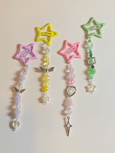 Perfect way to accessorize! Turn any simple outfit into something unique! COMES SEPARATELY Hair Clip Charms, Beads Hair Clip, Beaded Hair Clip, Y2k Clips, Hair Clip Beads, Bead Hair Clip, Diy Hairclips, Beads Hair Accessories, Beaded Hair Accessories