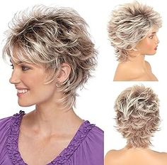 Short Blonde Pixie Cut, Blond Pixie, Grey Hair Wig, Short Blonde Pixie, Women Pixie Cut, Synthetic Curly Hair, Black Hair Wigs, Natural Hair Wigs