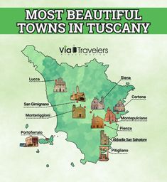 Map of Towns in Tuscany to Visit Things To Do In Tuscany Italy, Monteriggioni Italy, Italy Places, Cortona Italy, Italy Trip Planning, Tuscan Towns, Where's Waldo