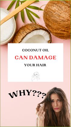 Coconut oil can damage your hair! It's not for every hair type. Cocconut oil can easily penetrate your hair shaft making your strands water repelent. Click on the pinned post to learn about coconut oil in hair care What hair type it's best suited for? Can coconut oil cause dandruff? How to use coconut oil in hair care? #hair #haircare #hairgoals #hairproducts #coconutoil #hairoils #beautyblogger #naturalhair #hairgrowth #conditioners #walmart #target Coconut Oil In Hair, Coconut Oil For Dandruff, Healing Salve Recipe, Salve Recipes, Pinned Post, Coconut Oil Hair Mask, Diy Hair Masks, Scalp Treatments, Healing Salves