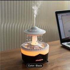 Aroma Diffuser, Humidifier For Large Room. Water Drop Humidifier Rain Lamp, Cloud Night Light, Aromatherapy Humidifier, Humidifier Essential Oils, Water Drip, Rain Cloud, Spring Rain, Rain Clouds, Sound Of Rain