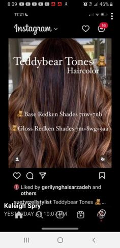 Brunette Shades Eq, Brunette Formulas, Honey Brunette, Highlights Tutorial, Warm Honey Blonde, Salon Business Ideas, Toner Formulas, Color Formulations, Shades Eq Formulas