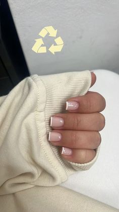 Biab French Tip, Franche Nails, Nails French White, Gel French Tip, French Nails Acrylic, Nails White French, French Tip Gel Nails, White French Nails, Natural Nails Manicure