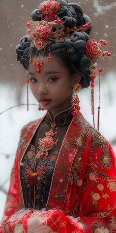 Chinese Dynasty, Afrique Art, Fusion Art, Black Princess, African Girl, Black Art Pictures, Black Love Art, Afro Art, African Beauty