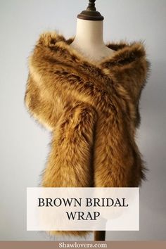 Brown Bridal Wrap