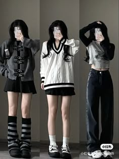 Easy Outfit Ideas Aesthetic, Emo Dark Academia Outfits, Dark Academia Simple Outfit, K Style Korean Outfits, Acubi Winter Style, Acubi Style Outfits Winter, Winter Acubi Outfits