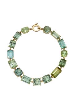 IRENE NEUWIRTH JEWELRY-Gemmy Gem Green Tourmaline Bracelet-YELLOW GOLD Green Tourmaline Necklace, Irene Neuwirth Jewelry, Dress Reference, Tourmaline Bracelet, Irene Neuwirth, Tourmaline Necklace, Colored Gems, Bling Rings, Fine Jewels