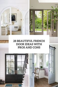 beautiful french door ideas with pros and cons in the living room or bedroom