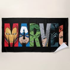 Avengers Classics | Check out this Marvel logo featuring the cartoon illustrations of Iron Man, Captain America, Hulk, Thor, Black Panther, and Black Widow inside the letters! Bucky Barnes Painting Canvas, All Avengers Drawing, Marvel Wall Painting Ideas, Avenger Paintings, Avengers Painting Ideas On Canvas, Avengers Drawing Ideas, Avengers Art Painting, Marvel Paintings On Canvas, Marvel Art Ideas