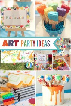 art party ideas for kids and adults