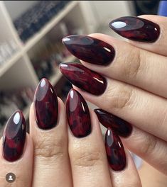 Vampy Nails, Fall Nail Art Ideas, Goth Nails, Animal Print Nails, Black Nail, Dark Nails, Fall Nail Art, Fall Nail Colors