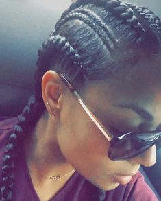 Ashley Everett, Long Cornrows, Ear Cuff, Dreadlocks, Thank You, Instagram Post, Hair Styles