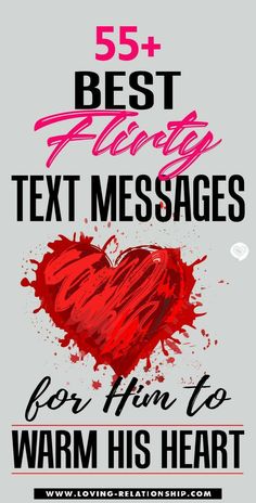 a poster with the words, 5 best flying text messages for him to warm his heart