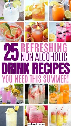 25 refreshing non alcoholic drink recipes perfect for summer time