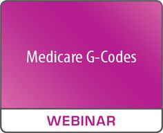 a sign that says medicare - g - code's webinar