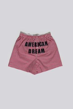 Crafted from a woven gingham fabric in a red colourway, these boxers offer extreme comfort with an elasticated waistband and single button fly. Placement Print, Jaded London, Gingham Fabric, Red Gingham, Gingham Print, American Dream, Fitness Inspo, Denim Fashion