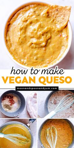 One of the best game day recipes for vegan cheese sauce! It's a fun party snack and an easy appetizer recipe. Creamy and flavorful, this vegan queso is sure to be a hit! This vegan dip is also dairy-free, plant-based, oil-free, soy-free, and gluten-free! Vegan Queso Recipe, Gluten Free Snacks Recipes, Game Day Recipes, Vegan Queso, Vegan Party Food, Queso Recipe, Vegan Cheese Sauce