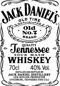 an advertisement for jack daniels'old time whiskey