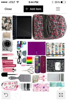 the contents of a purse are shown in this screenshoto photo, and there is also