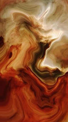 an orange and brown swirled background