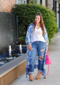 Maxi Kimono Outfit, Kimono Outfit, Plus Size Kimono, Maxi Kimono, Trend Fashion, Curvy Outfits