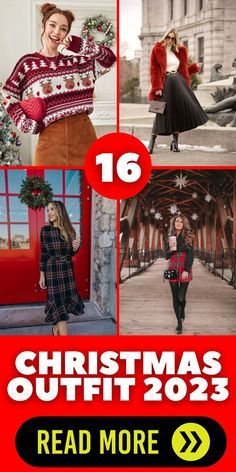 London Outfit Ideas, Festive Christmas Outfit, Christmas Outfit Casual, Casual Christmas Party Outfit, Casual Wedding Guest Dresses, Christmas Outfit Ideas, Holiday Party Attire, Ugly Christmas Sweater Women