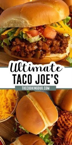 Mexican Sloppy Joes Ground Beef, Mexican Sloppy Joe Recipe, Taco Johns Taco Burgers, Shredded Beef Sloppy Joes, Tex Mex Sloppy Joes, Ground Beef Sandwich Recipes For Dinner, Sloppy Joe Tacos, Street Tacos Recipe Ground Beef, Sloppy Joes On Texas Toast