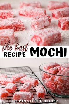 the best recipe for mochies made with powdered sugar and watermelon