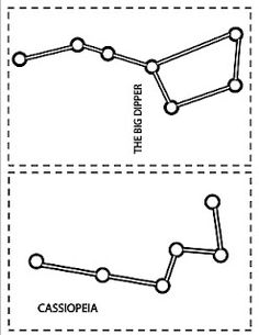 two lines that are connected to each other with the words cassopia on them