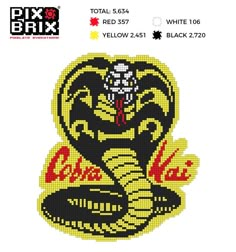 an image of a black and yellow snake with the word cobra on it's chest