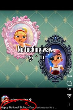 Subway Surfers Characters, Happy Nation, Image Meme, National Sibling Day, Whisper Relatable, Subway Surfers, Very Funny Pictures, Whisper Confessions, Doja Cat