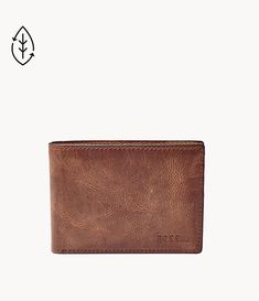 Front Pocket Wallet, Pocket Wallet, Interior Details, Leather Interior, Front Pocket, Fossil, Primary Colors, Card Slots, Wallets