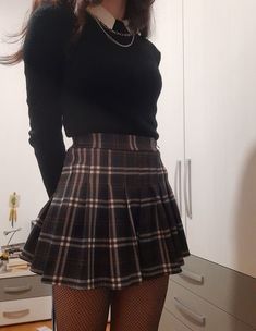 Andrea Lopez, Blind Side, Academia Outfits, A Skirt, Plaid Skirt