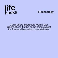 a blue background with the words life hacks on it and an image of a computer keyboard