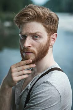 Wavy Hairstyles For Men, Ginger Guys, Gorgeous Guys, Wavy Hair Men