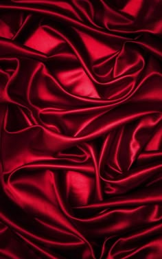 the red fabric is very soft and smooth