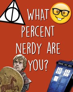 the cover of what percent nerdy are you?, with an image of a doctor who