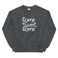 If you call Disney home sweet home, then this is the shirt for you. Grab your favorite Disney Snack and head to the most magical place on earth. This simple Disney inspired shirt comes complete with fun font and a mickey bar. Perfect for Disney strolling! Shirt Reads: Home Sweet Home Disney Snack: Mickey Ice Cream Bar Disney Event: Disney Vacation, Disney Snack Crawl A sturdy and warm sweatshirt bound to keep you warm in the colder months. A pre-shrunk, classic fit sweater that's made with air-j Disney Snacks, Dog Mom Sweatshirt, Dog Dad Gifts, Dog Sweatshirt, Gildan Sweatshirts, Disney Vacation, Mom Sweatshirt, Workout Sweatshirt, Cozy Sweatshirts