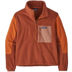 Combining 2 of their favorite materials  Micro D and Houdini  the women's Patagonia Microdini Half-Zip fleece pullover wraps you in lightweight warmth for everyday comfort. Patagonia Long Sleeve Fleece Jacket For Fall, Patagonia Half-zip Fall Outerwear, Patagonia Tops With Pockets For Fall, Patagonia Outfit, Fleece Hoodie Women, Patagonia Women, Fleece Jacket Womens, Tunic Hoodie, Quarter Zip Fleece