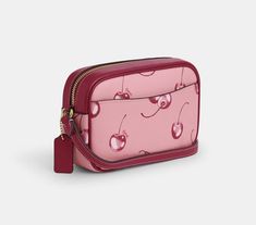 Coach Mini Jamie Camera Bag With Cherry Print Flower Pink CR173 | eBay Print Flower, Cherry Print, Flower Prints, Camera Bag, Bags Handbags, Credit Card, Shoe Accessories, Cherry, Limited Edition