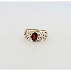 Brand New India Handmade Jewelry 925 Sterling Silver Red Garnet Ring - Oval Faceted, Straight Shank, Size 8, 3.0 Grams Description: Add A Touch Of Elegance To Your Collection With This Stunning, Handcrafted 925 Sterling Silver Red Garnet Ring. Made In India, This Ring Features A Beautiful Oval Faceted Red Garnet Stone, Perfectly Set In A Classic Straight Shank Band For A Timeless Look. The Vibrant Garnet Gemstone Catches The Light Brilliantly, Making It An Eye-Catching Accessory For Any Occasion New India, Red Garnet Ring, Garnet Ring, Garnet Stone, Ring Oval, Garnet Rings, Garnet Gemstone, 925 Jewelry, Red Garnet