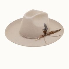 Corbett Western Rancher Rich Satin Lining With Feather Trim Details. 59cm Circumference Base With An Adjustable Inner Velcro Strap For Sizing. Unisex. 9.75cm Brim Length. 13cm Crown Height. Color: Deep Cognac Western Hats For Women Boho, Womens Western Hats, Colorado Ranch, Tan Hat, Rancher Hat, Feather Hat, Feather Trim, Western Hats, Trim Detail