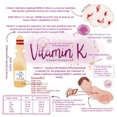 an info sheet describing the benefits of vitamin k