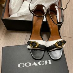 Authentic, Brand New. Coach Heels, Coach Shoes, Retro Outfits, Heels Shoes, Shoes Women Heels, Shoes Heels, Women Shoes, Brand New, Heels