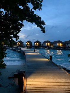 the maldives at night Aesthetic Bungalow, Maldives Landscape, Train View, Maldives Aesthetic, Explore Aesthetic, Maldives Honeymoon, Maldives Island, Maldives Resort