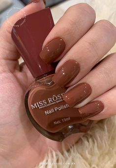 Simple Gel Nails, Classy Nails, Nail Paint, Chic Nails, Nail Polish Colors